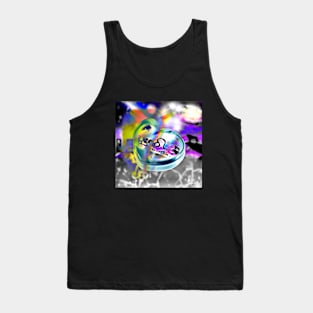 Crystal Rainbow Heart Leo Tank Top